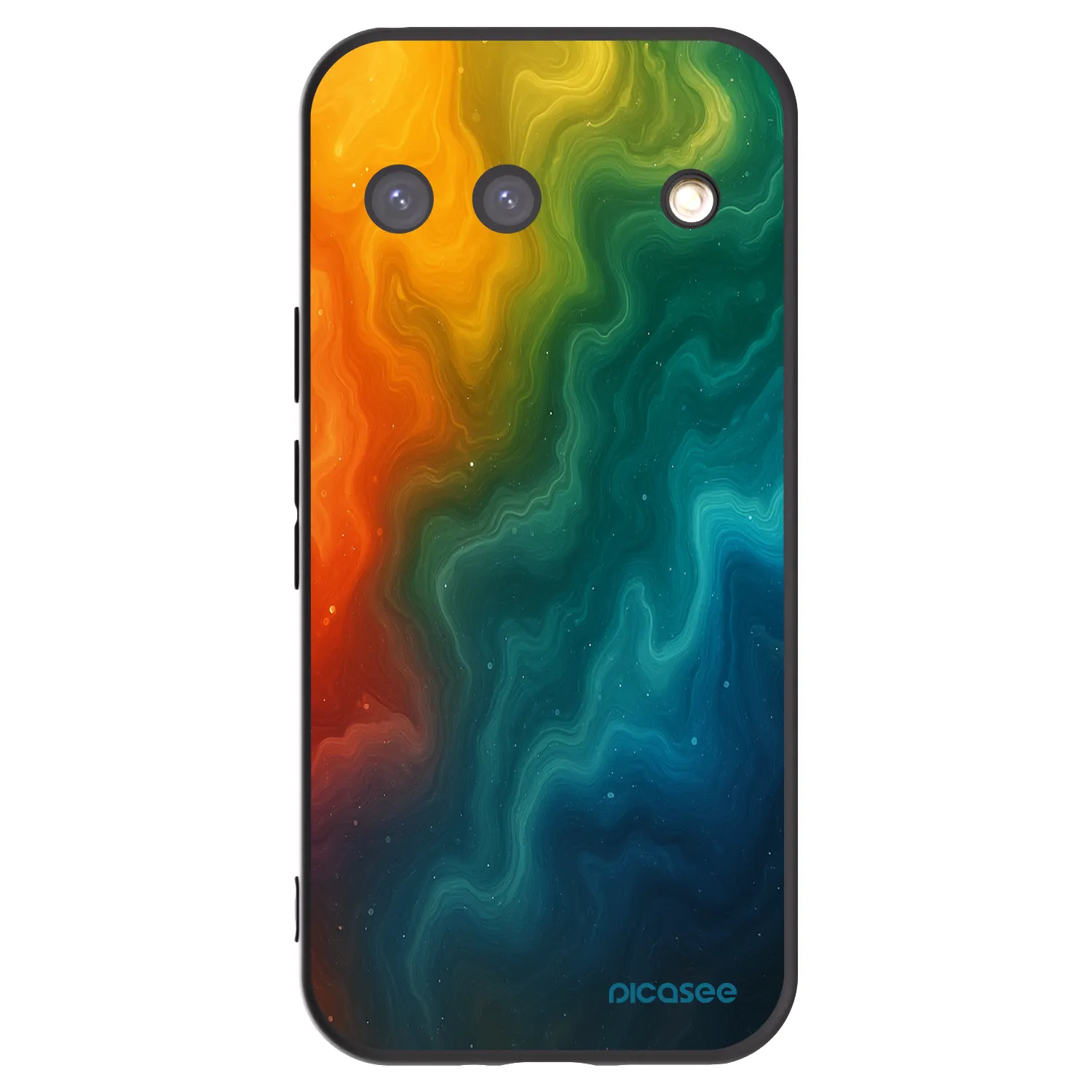 Picasee Μαύρη θήκη σιλικόνης για Google Pixel 9 - Solar