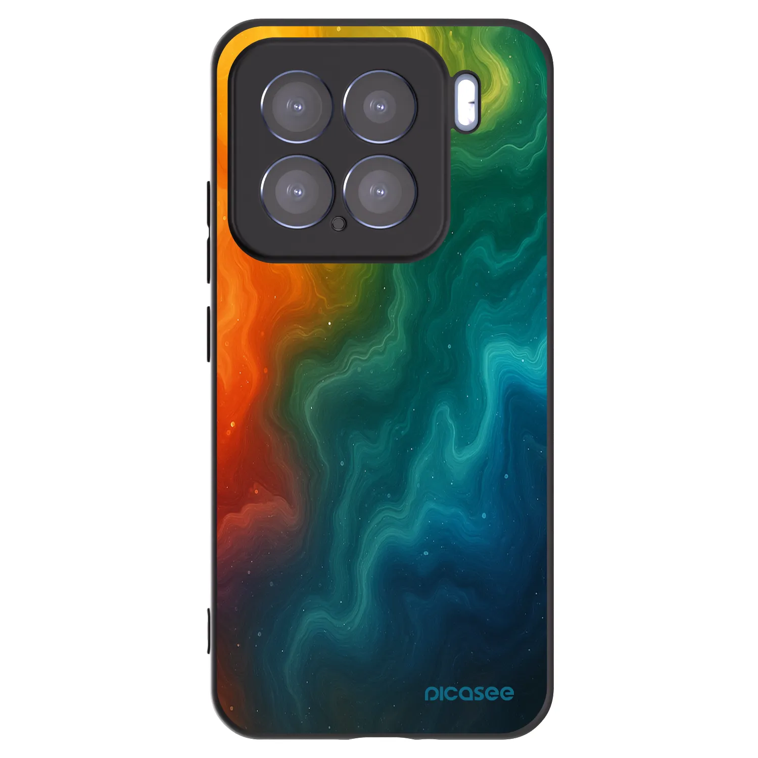 Picasee Μαύρη θήκη σιλικόνης για Xiaomi 15 - Solar