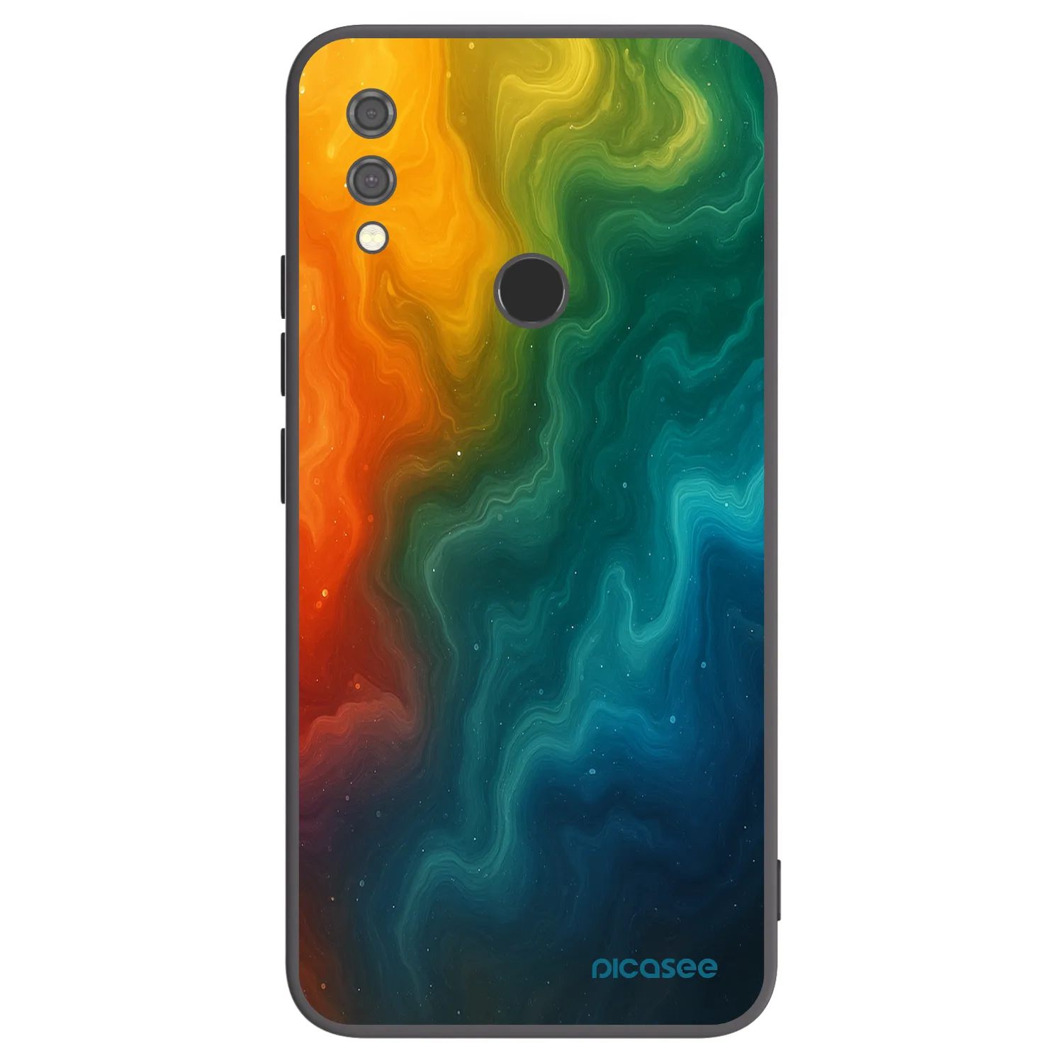 Picasee Μαύρη θήκη σιλικόνης για Xiaomi Redmi Note 7 - Solar