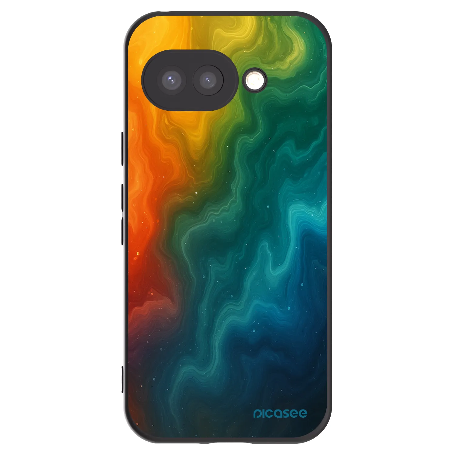 Picasee Μαύρη θήκη σιλικόνης για Google Pixel 9a - Solar
