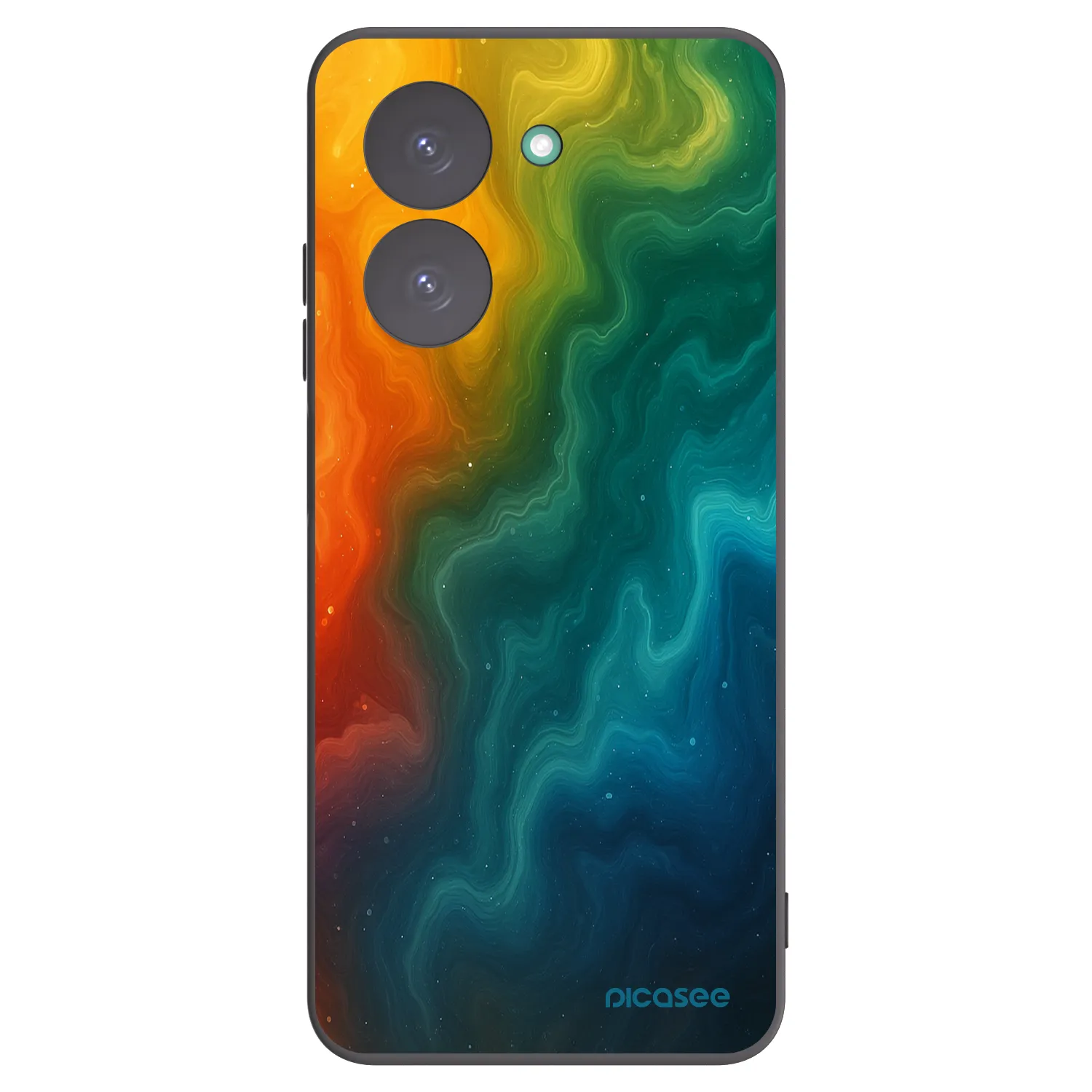 Picasee Μαύρη θήκη σιλικόνης για Xiaomi Redmi A5 - Solar