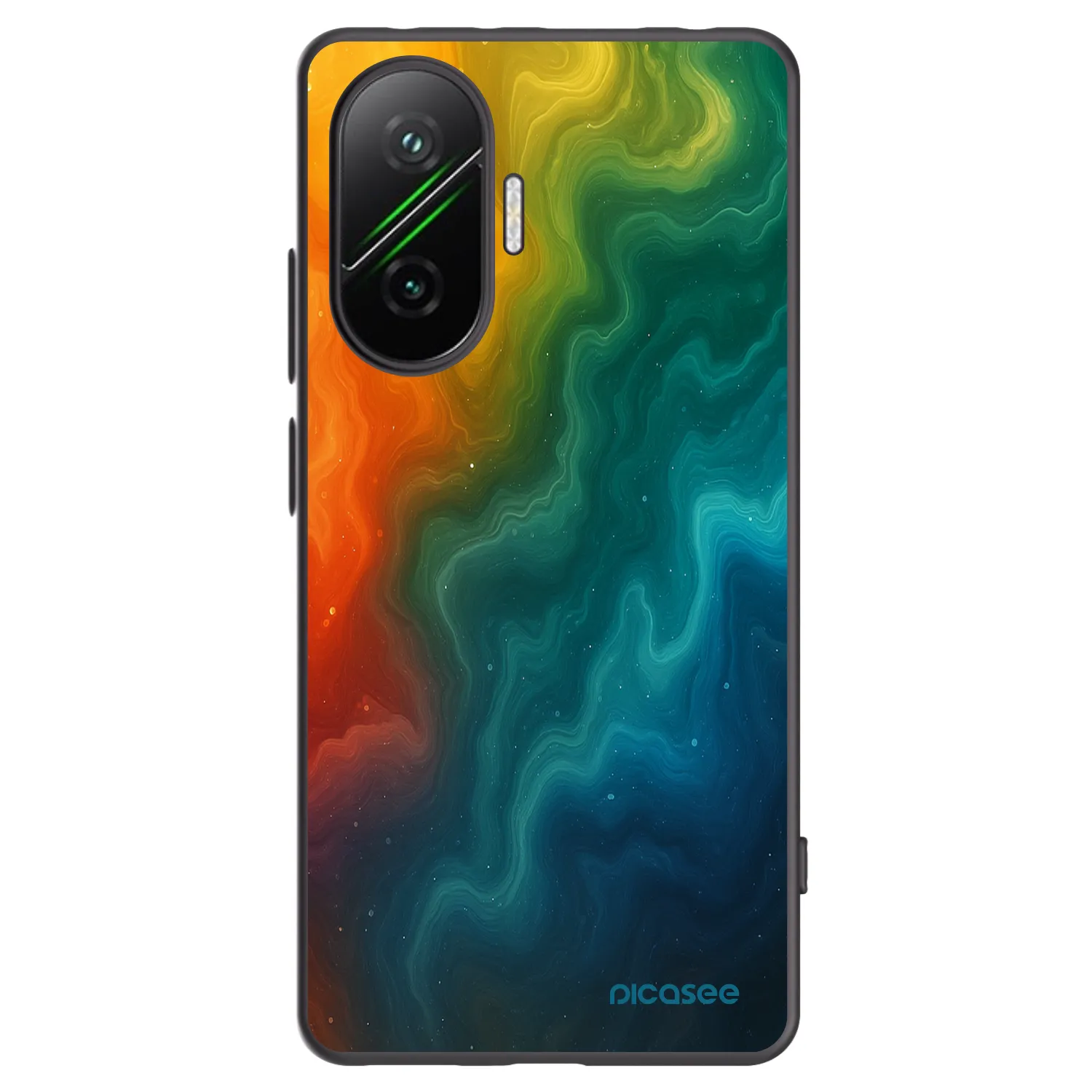 Picasee Μαύρη θήκη σιλικόνης για Xiaomi Poco F7 5G - Solar