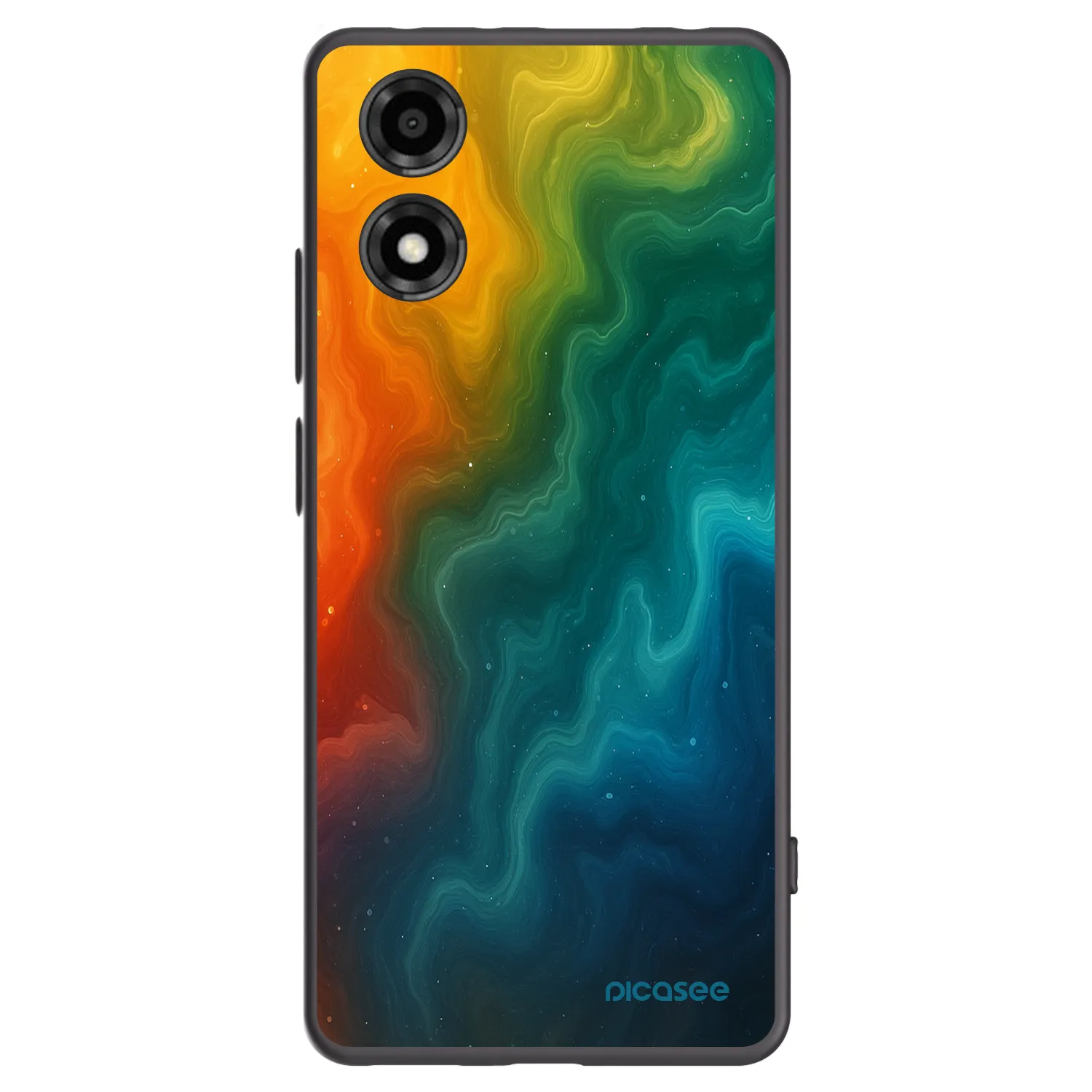 Picasee Μαύρη θήκη σιλικόνης για Motorola Moto E14 - Solar