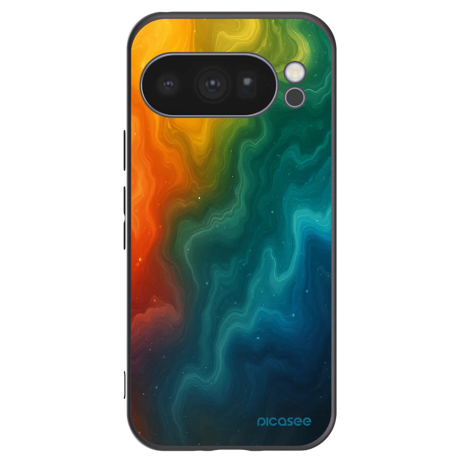 Picasee Μαύρη θήκη σιλικόνης για Google Pixel 10 Pro - Solar