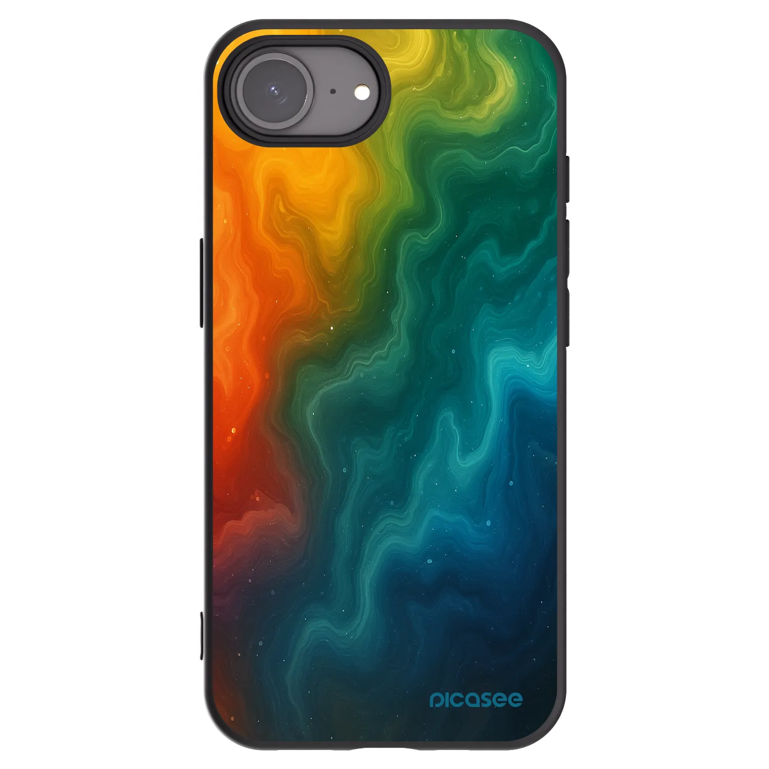 Picasee Μαύρη θήκη σιλικόνης για Apple iPhone 17e - Solar