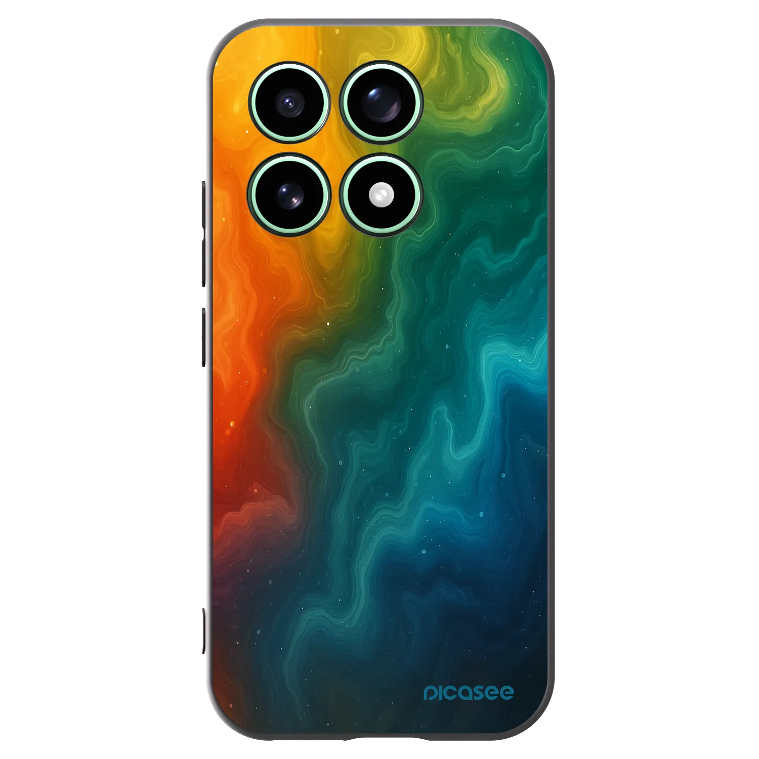 Picasee Μαύρη θήκη σιλικόνης για Xiaomi 17 - Solar