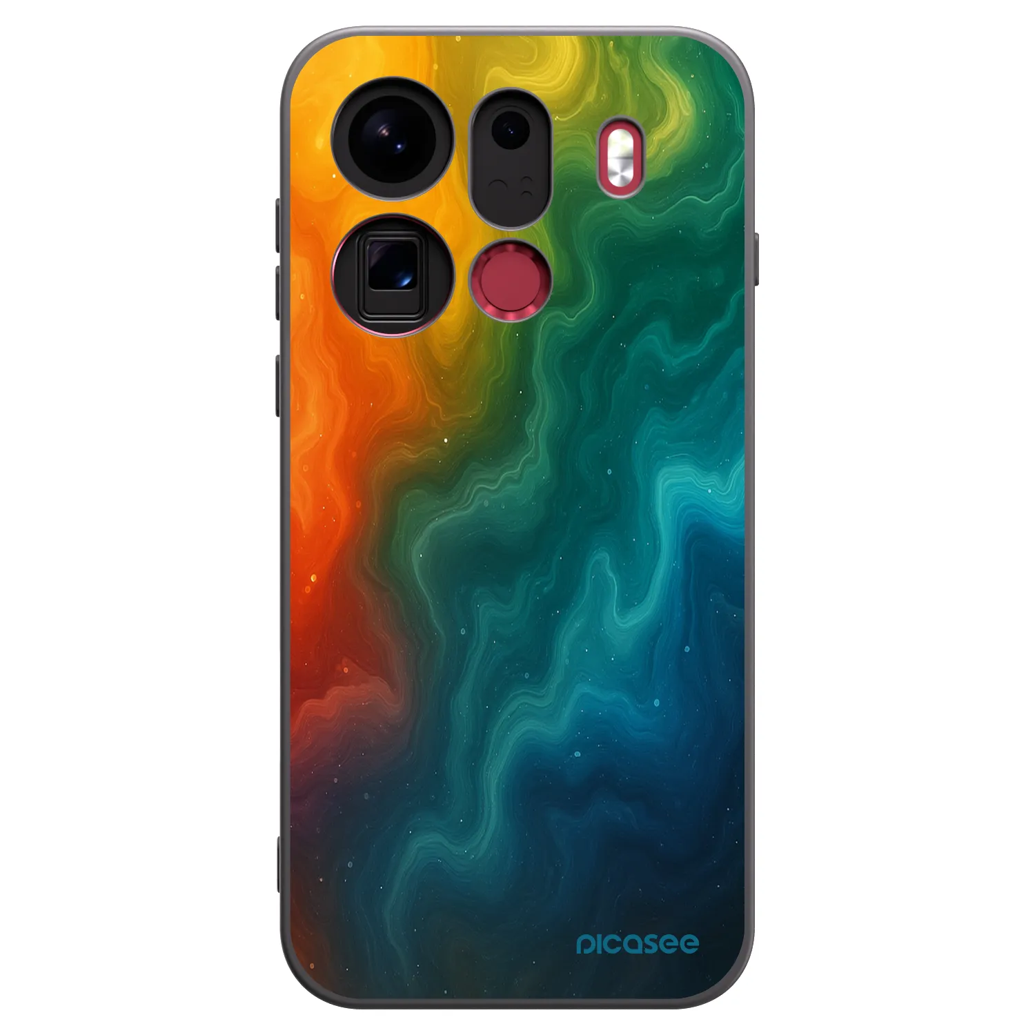 Picasee Μαύρη θήκη σιλικόνης για OPPO Find X9 Pro - Solar