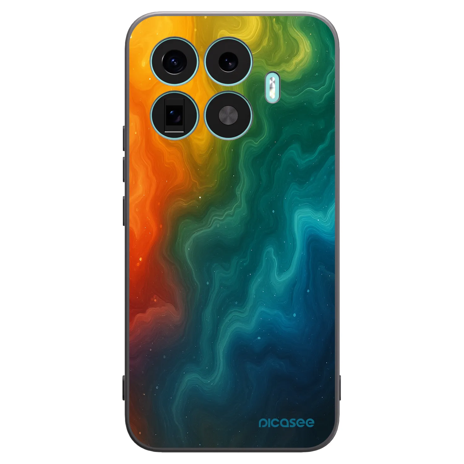 Picasee Μαύρη θήκη σιλικόνης για Xiaomi 17T Pro - Solar