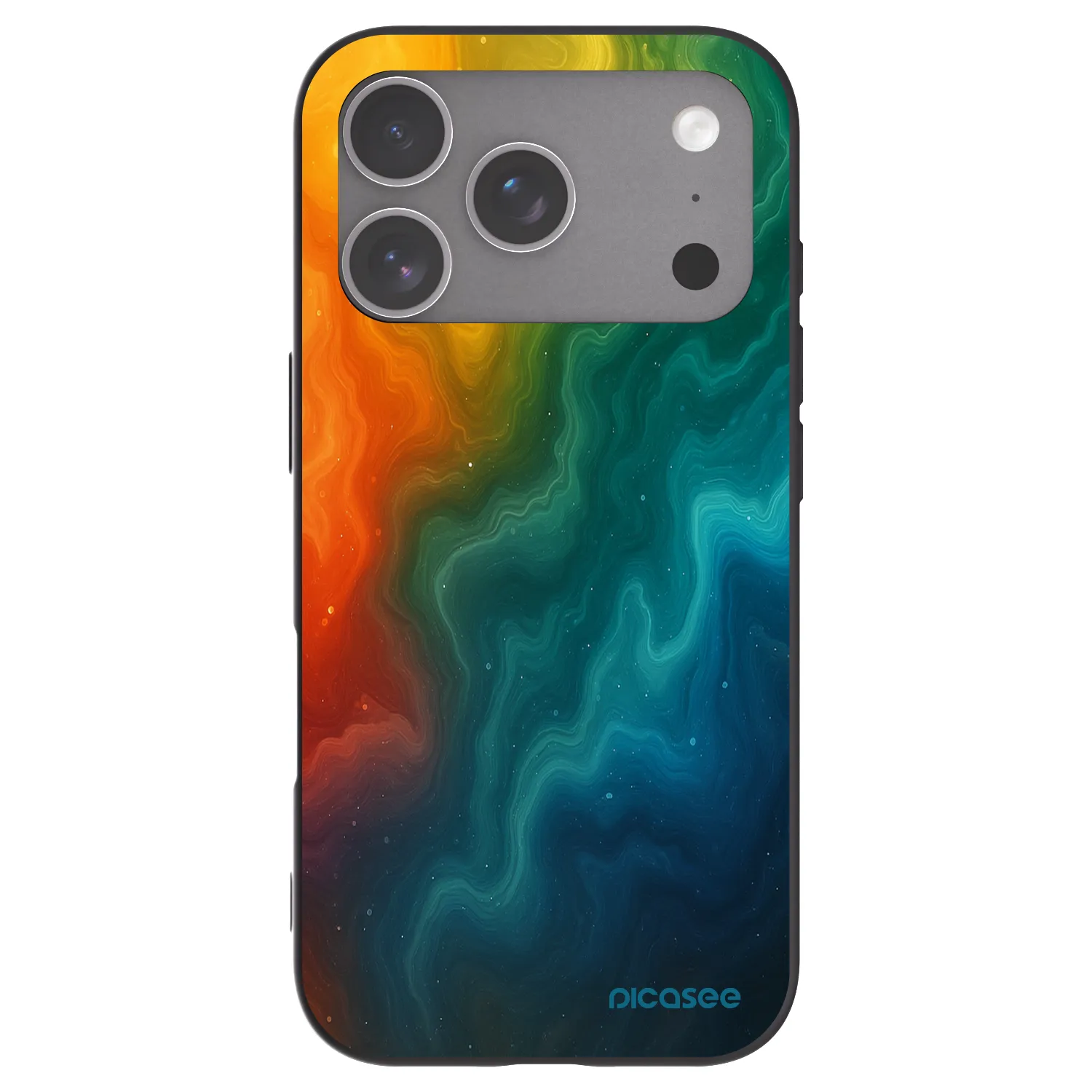Picasee Μαύρη θήκη σιλικόνης για Apple iPhone 18 Pro - Solar