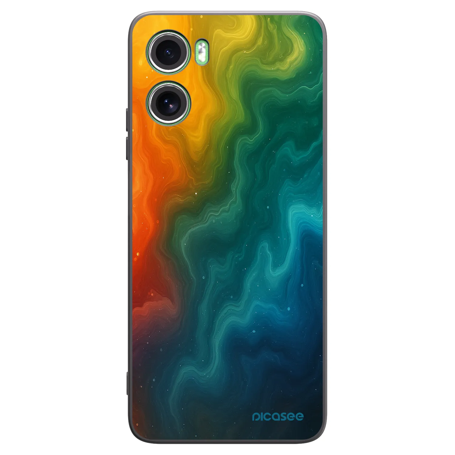 Picasee Μαύρη θήκη σιλικόνης για Motorola Moto G06 - Solar