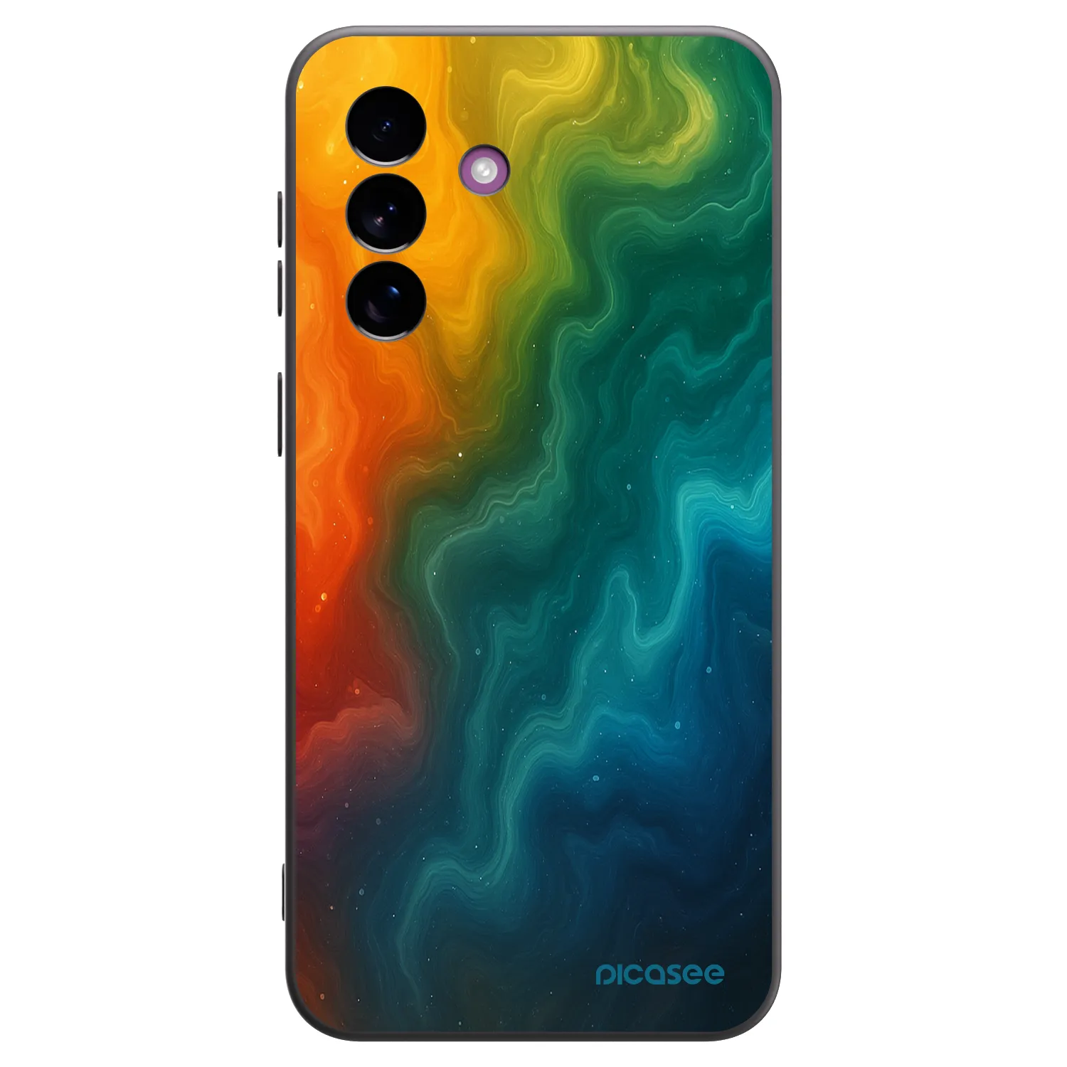 Picasee Μαύρη θήκη σιλικόνης για Samsung Galaxy A37 - Solar