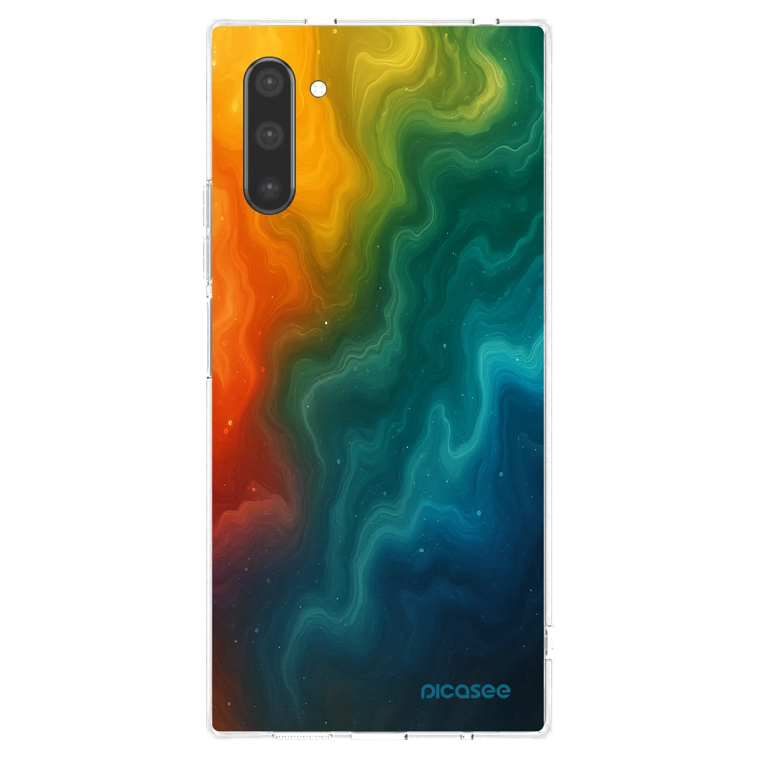 Picasee διαφανής θήκη σιλικόνης Samsung Galaxy Note 10 N970F - Solar