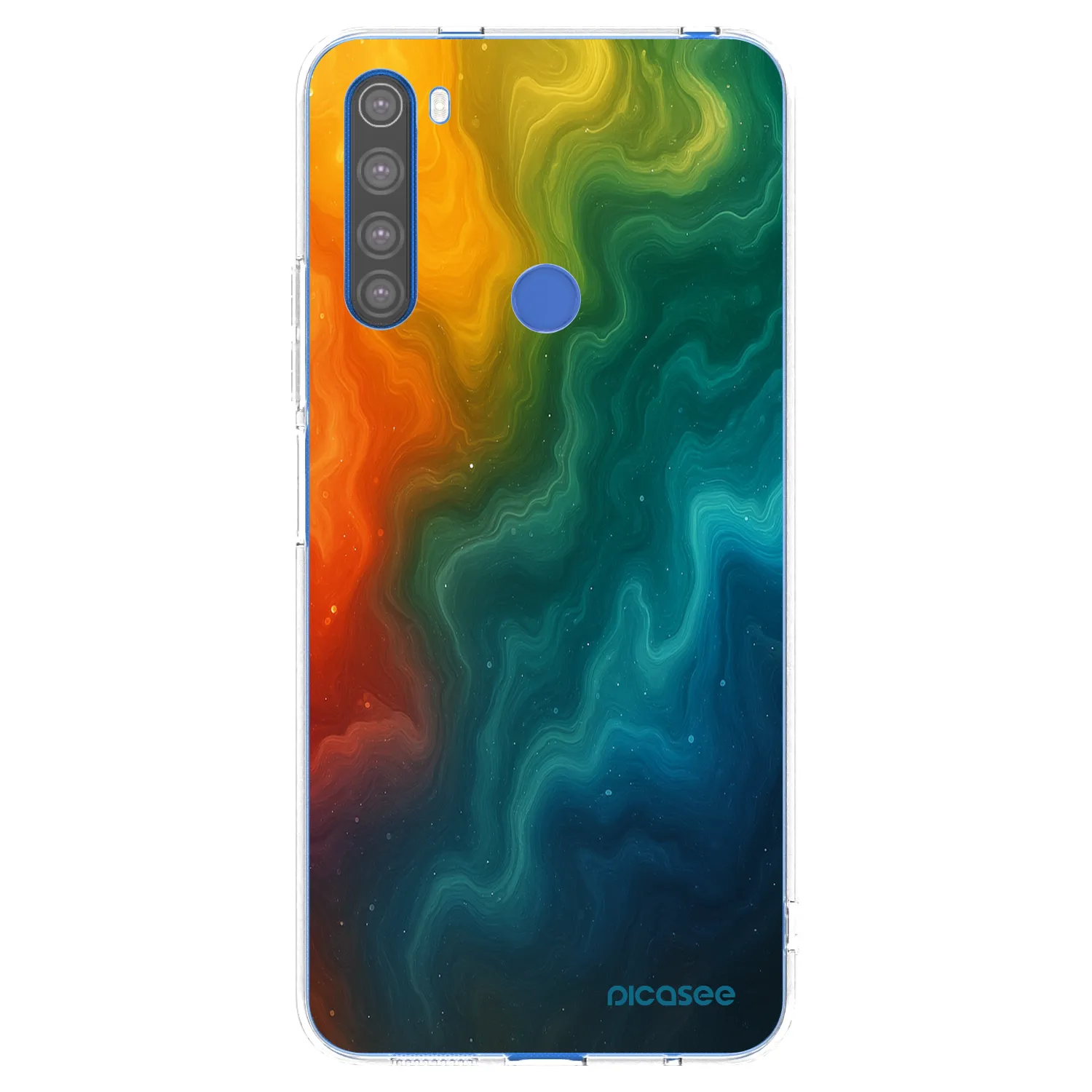 Picasee διαφανής θήκη σιλικόνης Xiaomi Redmi Note 8T - Solar