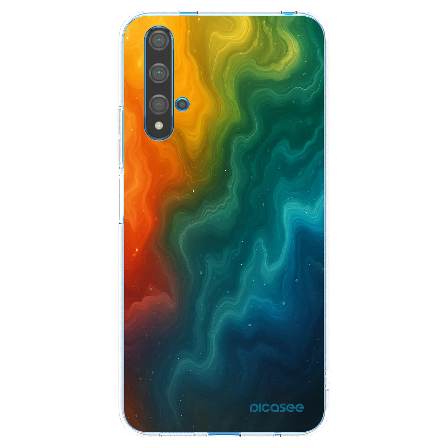 Picasee διαφανής θήκη σιλικόνης Huawei Nova 5T - Solar