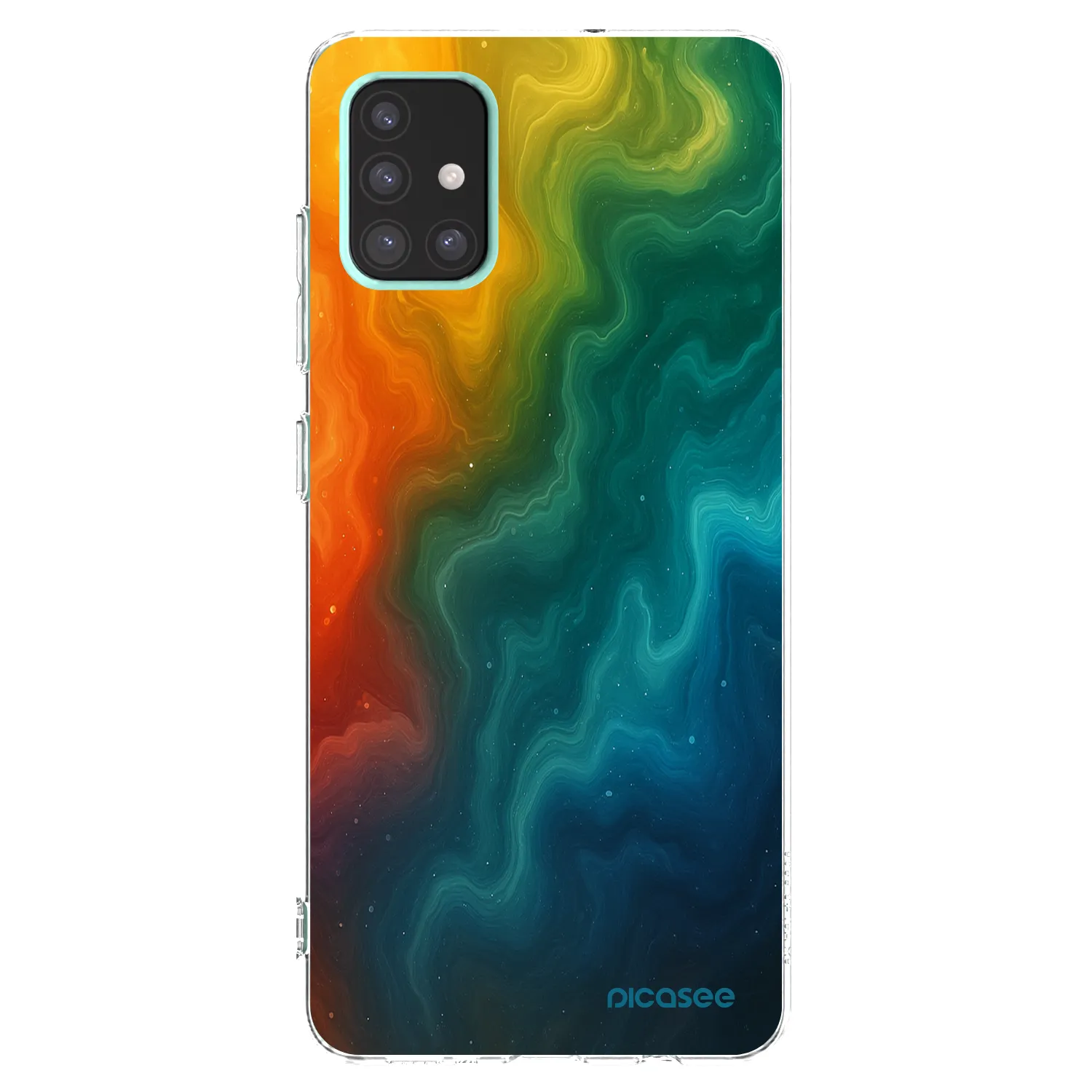 Picasee διαφανής θήκη σιλικόνης Samsung Galaxy A51 A515F - Solar