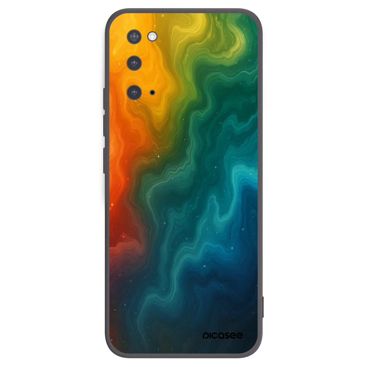 Picasee Μαύρη θήκη σιλικόνης για Samsung Galaxy S20 G980F - Solar