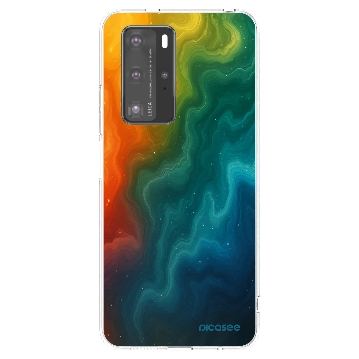 Picasee διαφανής θήκη σιλικόνης Huawei P40 Pro - Solar