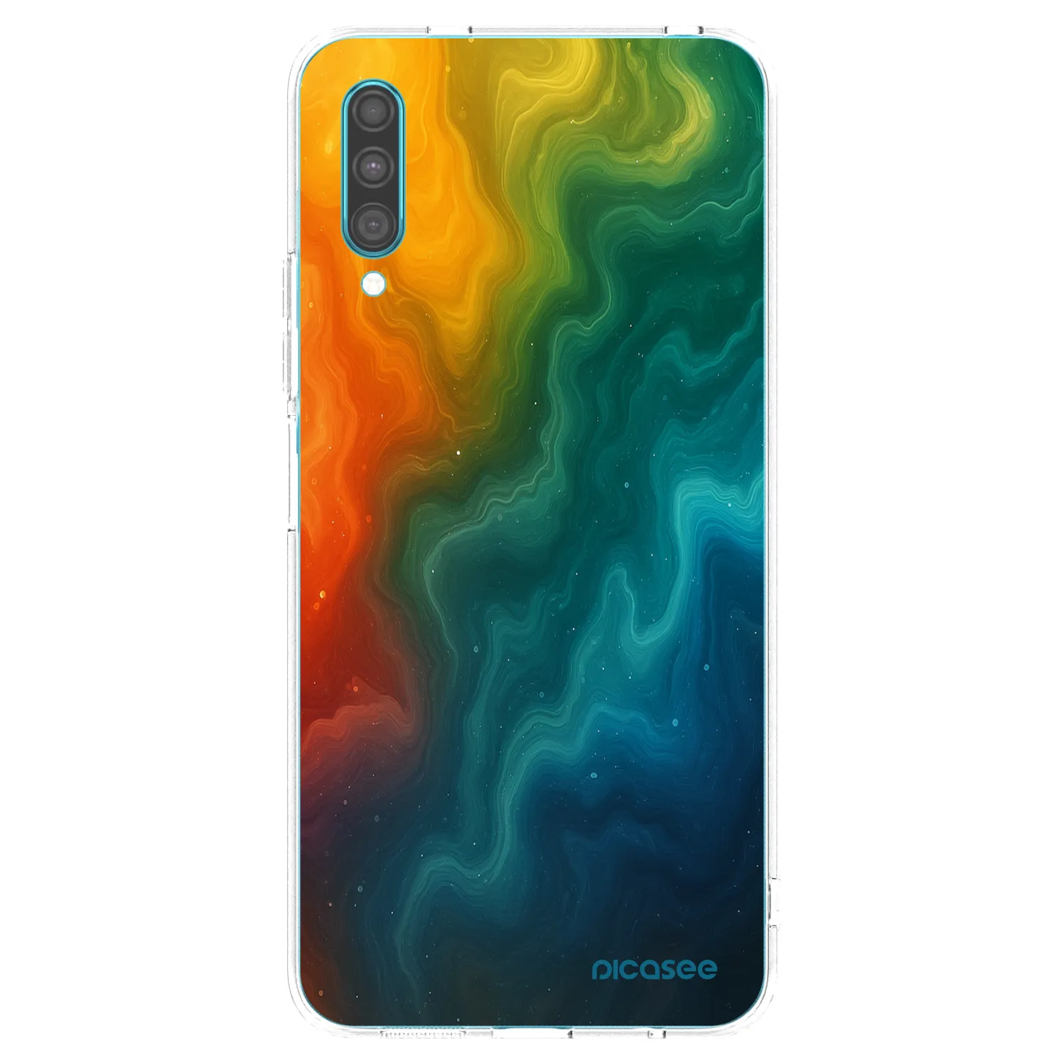 Picasee διαφανής θήκη σιλικόνης Samsung Galaxy A30s A307F - Solar