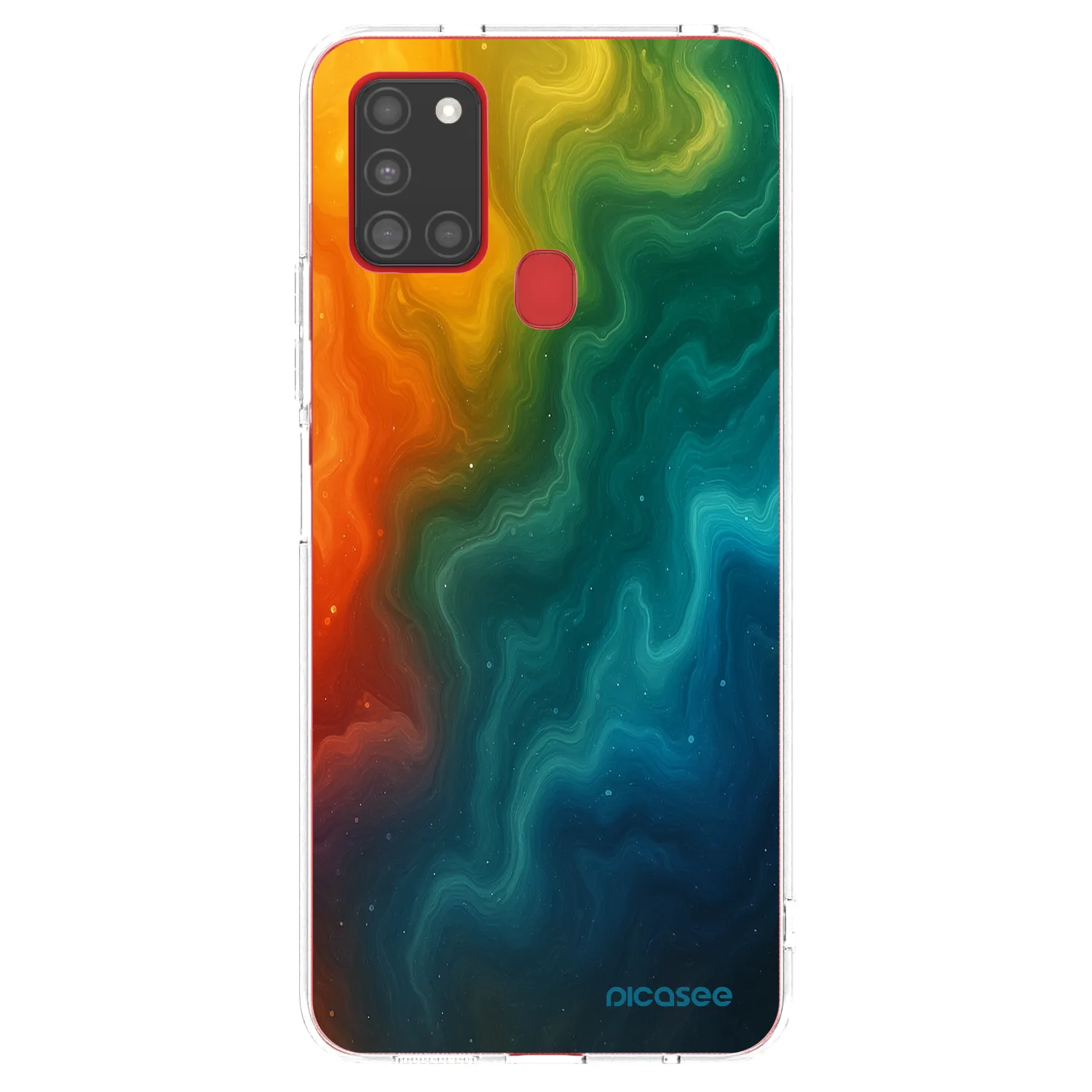 Picasee διαφανής θήκη σιλικόνης Samsung Galaxy A21s - Solar