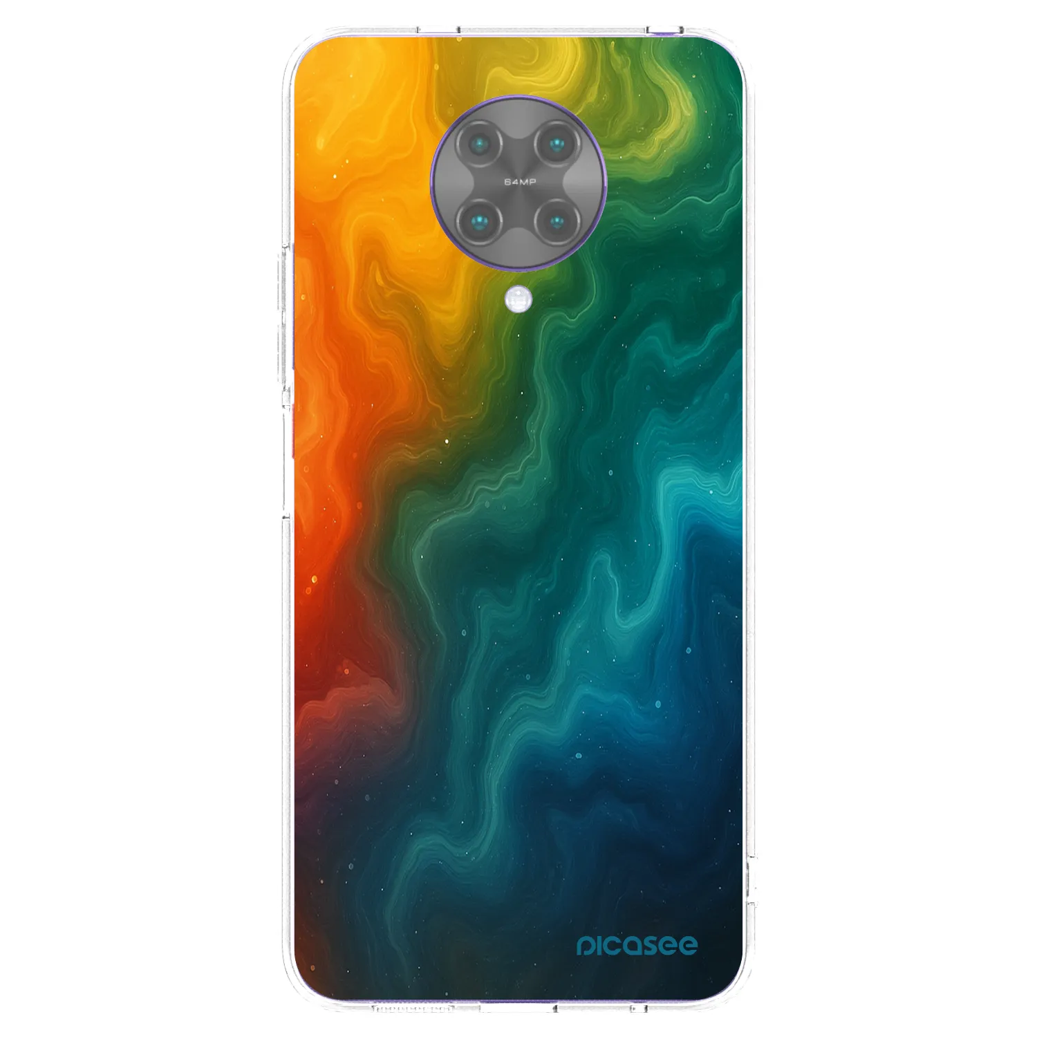 Picasee διαφανής θήκη σιλικόνης Xiaomi Poco F2 Pro - Solar