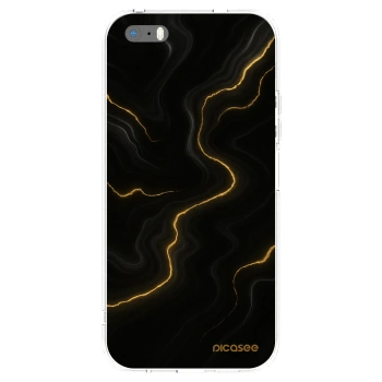 Picasee διαφανής θήκη σιλικόνης Apple iPhone 5/5S/SE - Thunder