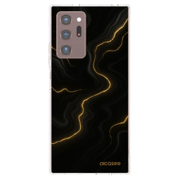 Picasee διαφανής θήκη σιλικόνης Samsung Galaxy Note 20 Ultra - Thunder