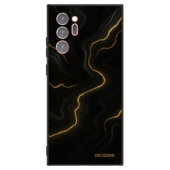Picasee Μαύρη θήκη σιλικόνης για Samsung Galaxy Note 20 Ultra - Thunder