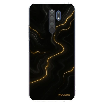 Picasee διαφανής θήκη σιλικόνης Xiaomi Redmi 9 - Thunder
