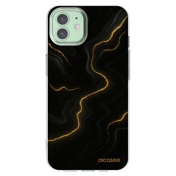 Picasee διαφανής θήκη σιλικόνης Apple iPhone 12 - Thunder
