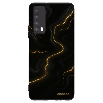 Picasee Μαύρη θήκη σιλικόνης για Huawei P Smart 2021 - Thunder
