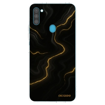 Picasee διαφανής θήκη σιλικόνης Samsung Galaxy M11 - Thunder