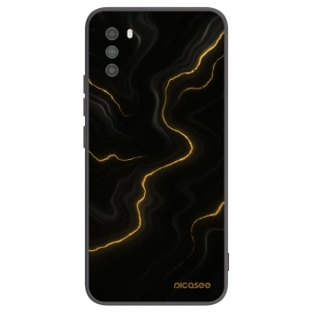 Picasee Μαύρη θήκη σιλικόνης για Xiaomi Poco M3 - Thunder