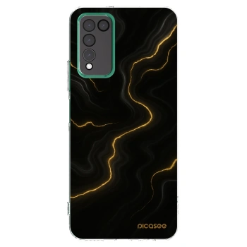 Picasee διαφανής θήκη σιλικόνης Honor 10X Lite - Thunder