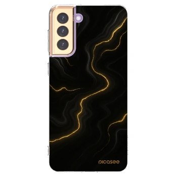 Picasee διαφανής θήκη σιλικόνης Samsung Galaxy S21+ 5G G996F - Thunder