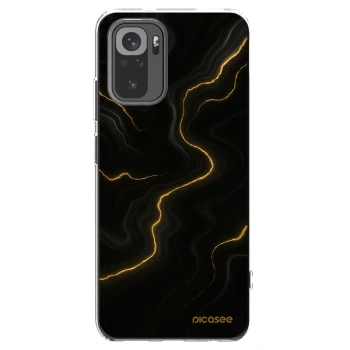 Picasee διαφανής θήκη σιλικόνης Xiaomi Redmi Note 10 - Thunder