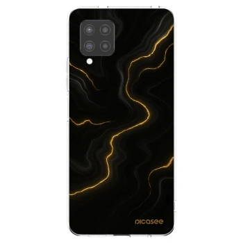 Picasee διαφανής θήκη σιλικόνης Samsung Galaxy A42 A426B - Thunder