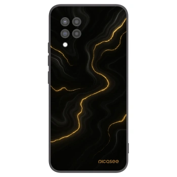 Picasee Μαύρη θήκη σιλικόνης για Samsung Galaxy A42 A426B - Thunder