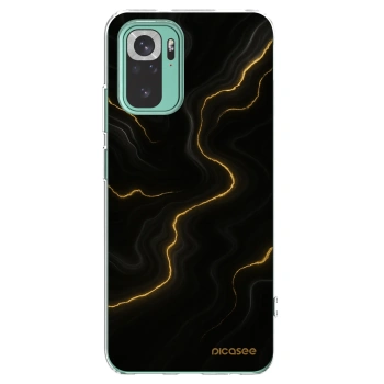 Picasee διαφανής θήκη σιλικόνης Xiaomi Redmi Note 10 Pro - Thunder