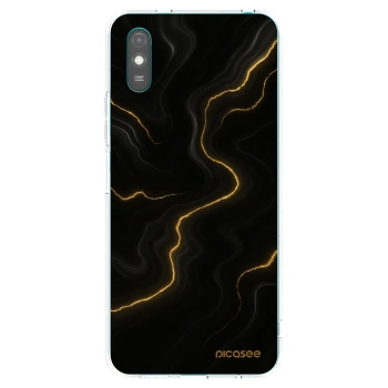 Picasee διαφανής θήκη σιλικόνης Xiaomi Redmi 9AT - Thunder