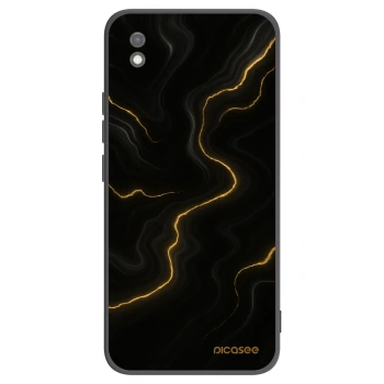 Picasee Μαύρη θήκη σιλικόνης για Xiaomi Redmi 9AT - Thunder