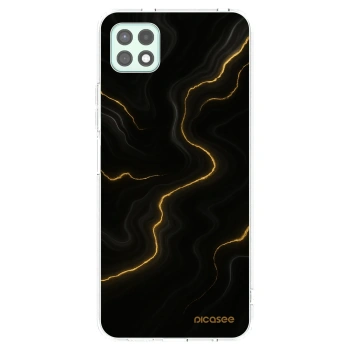 Picasee διαφανής θήκη σιλικόνης Samsung Galaxy A22 A226B 5G - Thunder
