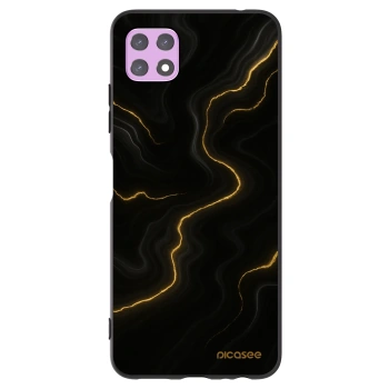 Picasee Μαύρη θήκη σιλικόνης για Samsung Galaxy A22 A226B 5G - Thunder