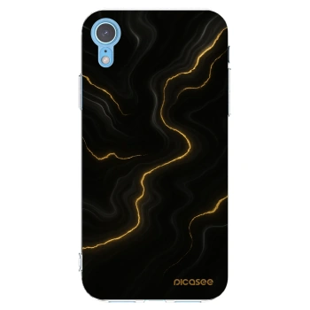 Picasee διαφανής θήκη σιλικόνης Apple iPhone XR - Thunder