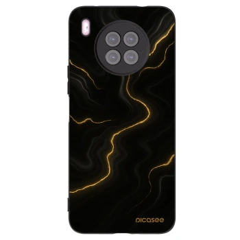 Picasee Μαύρη θήκη σιλικόνης για Huawei Nova 8i - Thunder