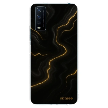 Picasee διαφανής θήκη σιλικόνης Vivo Y11s - Thunder