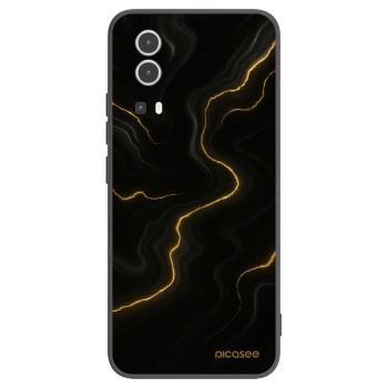 Picasee Μαύρη θήκη σιλικόνης για Vivo Y72 5G - Thunder
