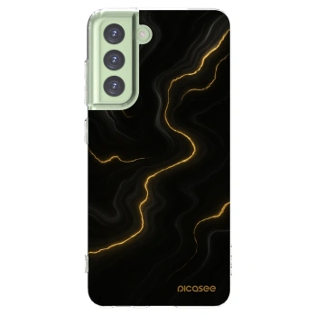 Picasee διαφανής θήκη σιλικόνης Samsung Galaxy S21 FE 5G - Thunder