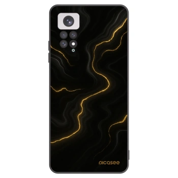 Picasee Μαύρη θήκη σιλικόνης για Xiaomi Redmi Note 11 - Thunder