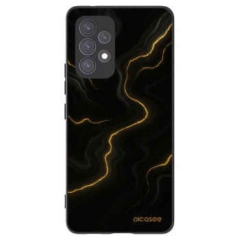 Picasee Μαύρη θήκη σιλικόνης για Samsung Galaxy A53 5G A536 - Thunder