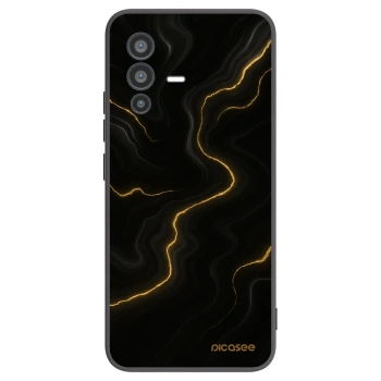 Picasee Μαύρη θήκη σιλικόνης για Vivo V23 5G - Thunder